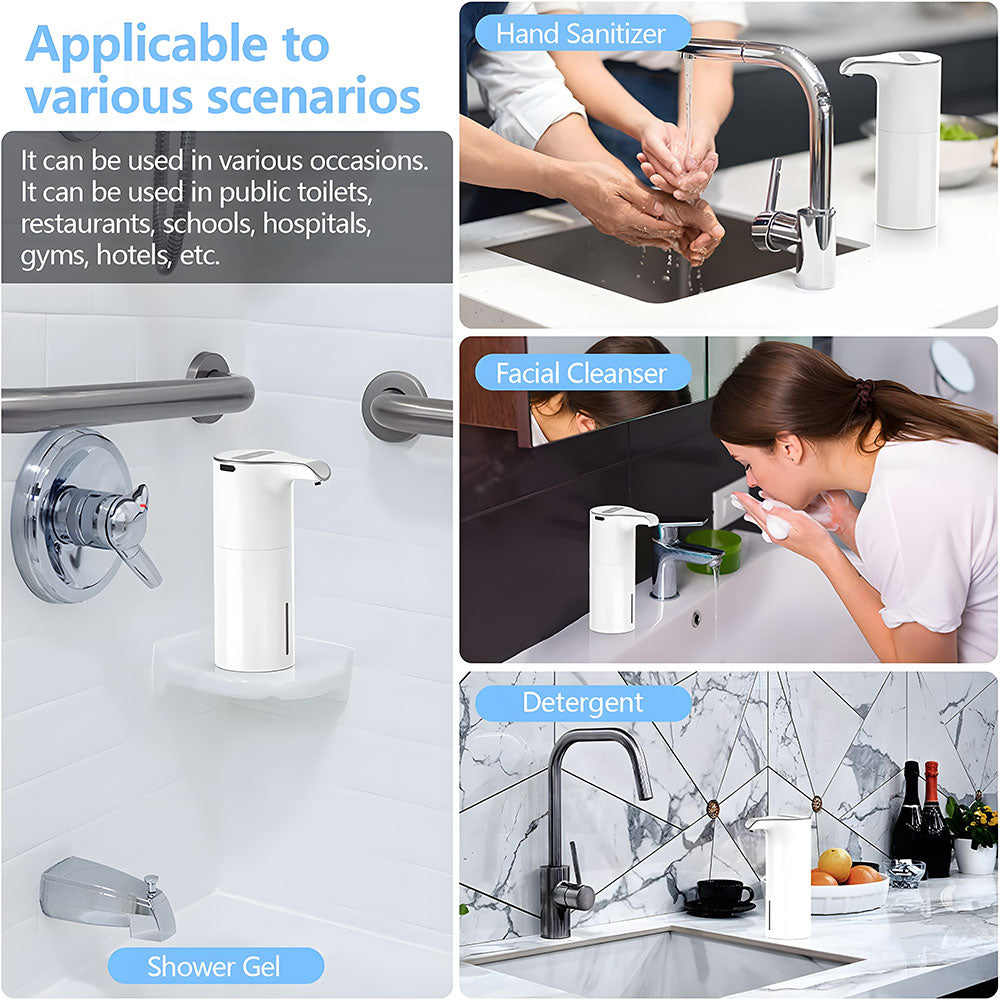 YIKHOM Automatic Soap Dispenser Electric Hands Free Spout